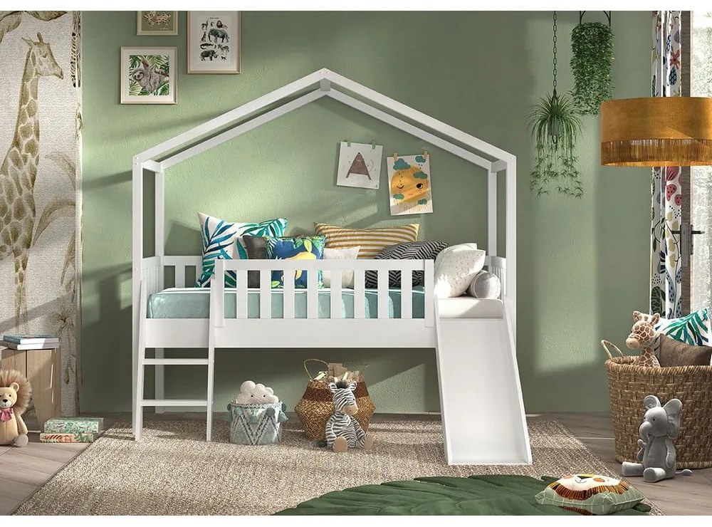 Casa bianca/letto per bambini 90x200 cm Dallas - Vipack