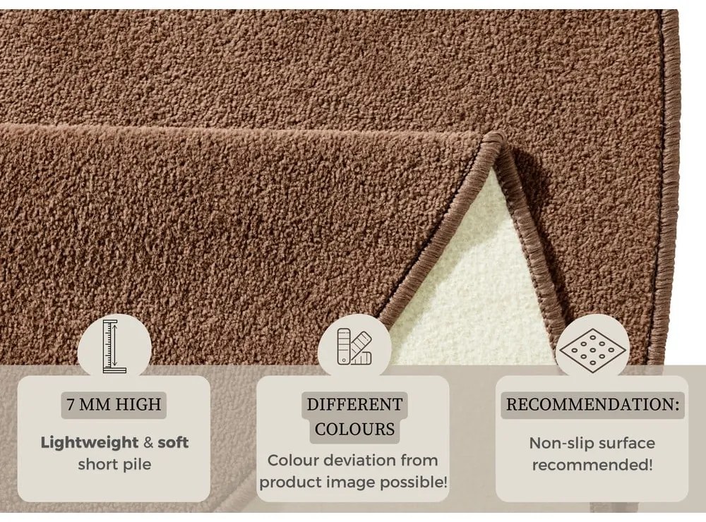 Tappeto rotondo marrone ø 133 cm Fancy - Hanse Home