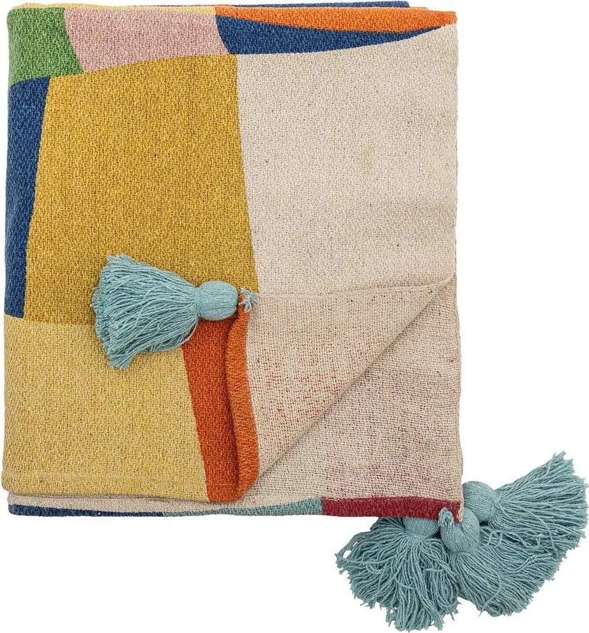 Coperta per bambini in cotone riciclato 130x160 cm Colorine – Bloomingville Mini