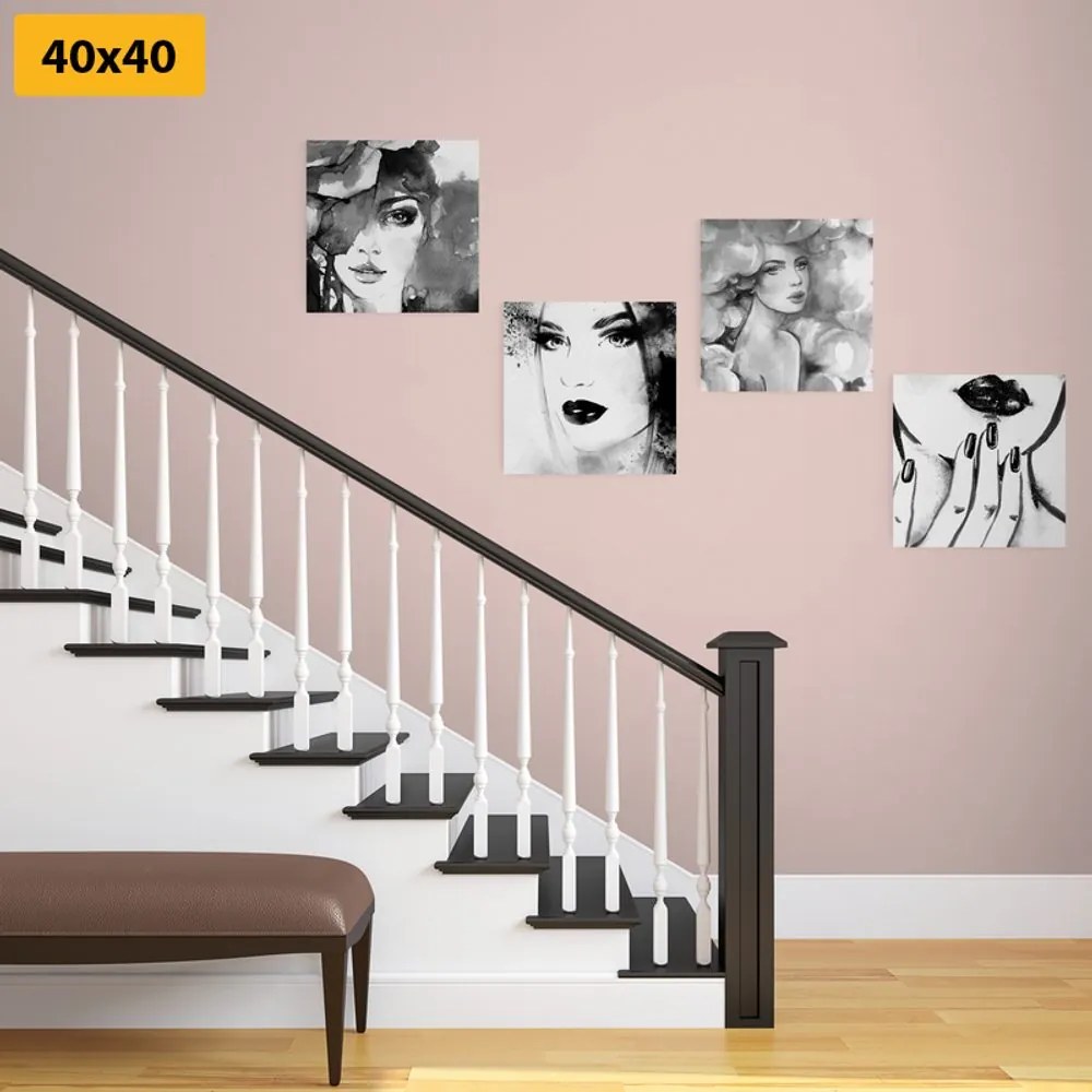 Set di quadri – Eleganza femminile