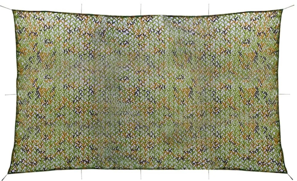 Rete Mimetica Con Custodia 3x7 M Verde /