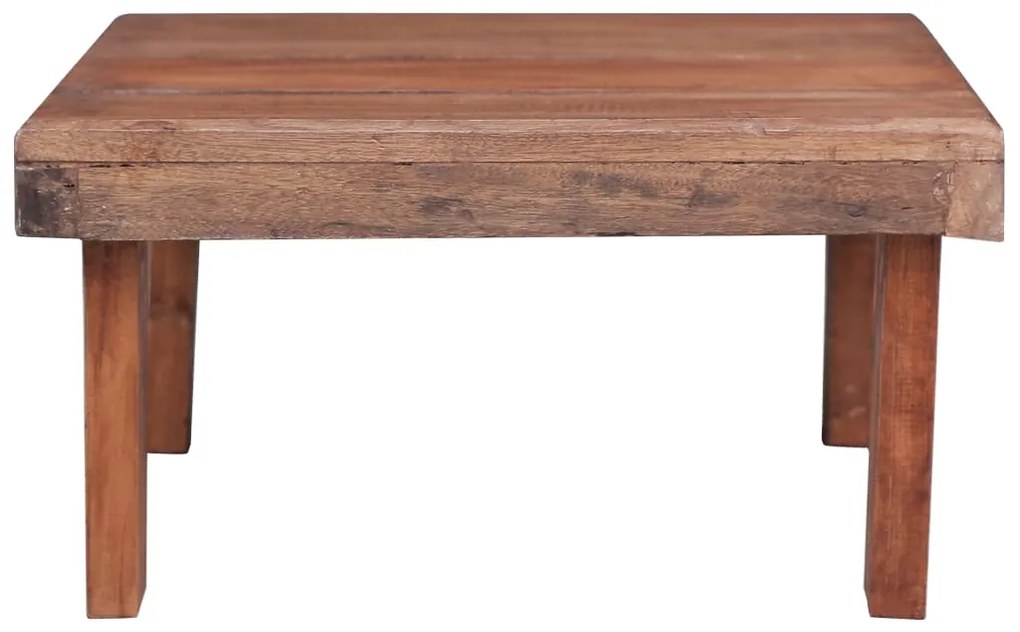 Tavolino da salotto 60x45x23 cm in legno massello di mogano