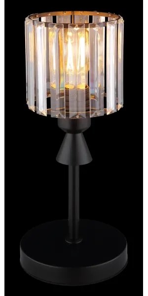 Globo 15742T - Lampada da tavolo JORDANA 1xE27/60W/230V diametro 15 cm nero