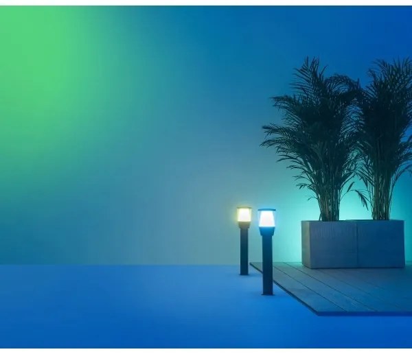 WiZ-LED RGBW Dimmerabile per esterni lampada ELPAS LED/3,6W/12V 2700-5000K IP65 Wi-Fi