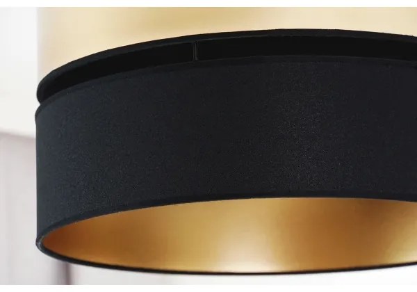 Brilagi - Lampadario a plafone ROYAL 1xE27/15W/230V diametro 40 cm nero/oro