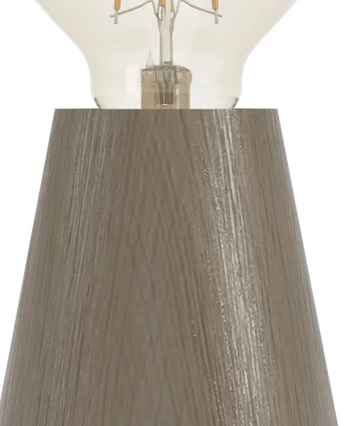 Eglo 44015 - Lampada da tavolo ASBY 1xE27/40W/230V marrone