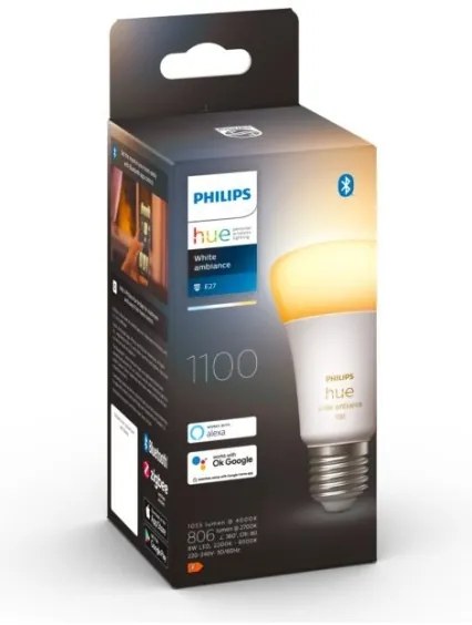 Lampadina LED dimmerabile Philips Hue WHITE AMBIANCE E27/8W/230V 2200-6500K