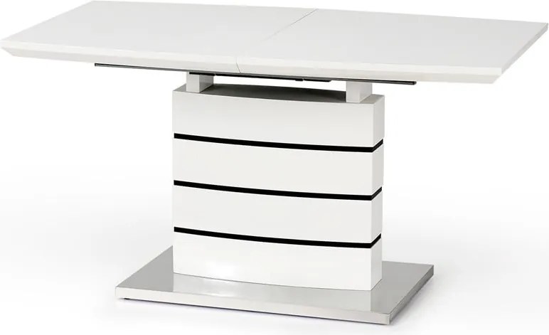 Tavolo allungabile metallo + MDF Nord - L 140-180 x l 80 x h 76 cm
