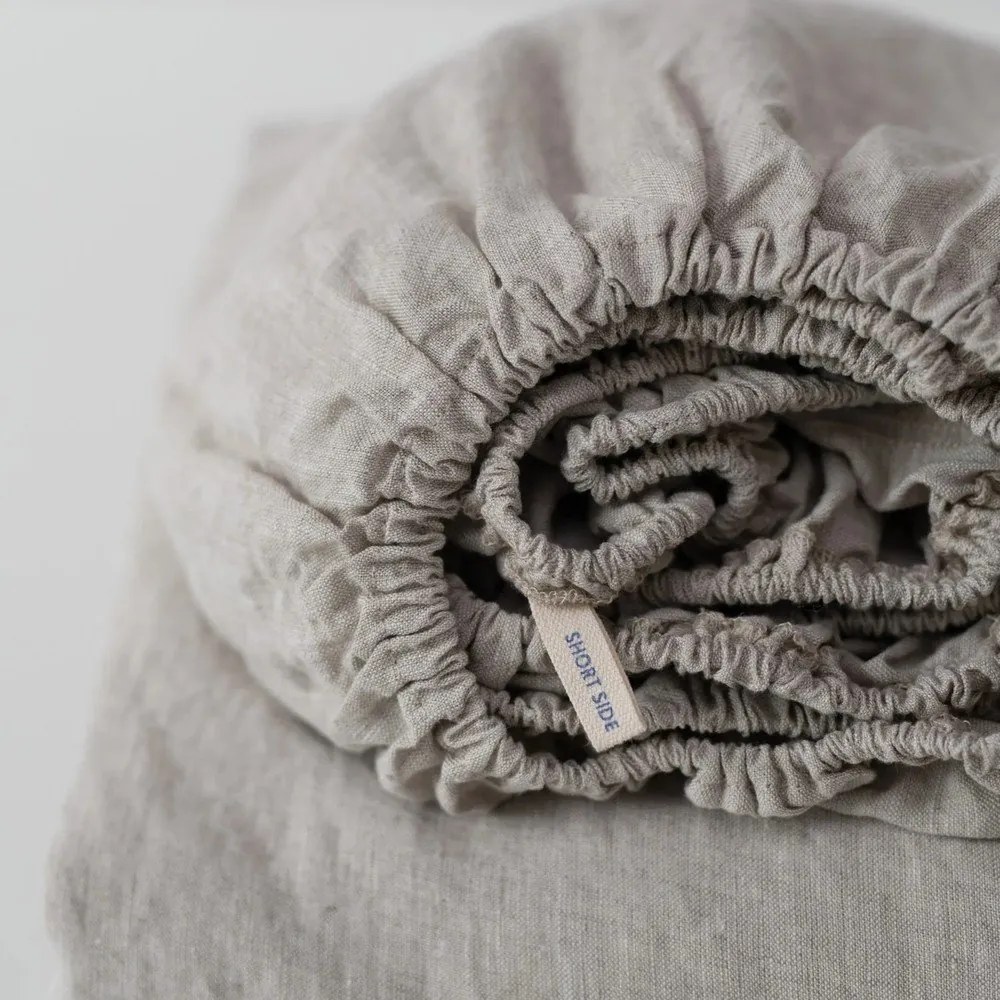 Lenzuolo di lino 200x160 cm Natural - Linen Tales