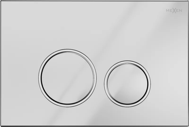 Mexen Fenix Air 05 pulsante di risciacquo pneumatico, cromo lucido - 6A0501