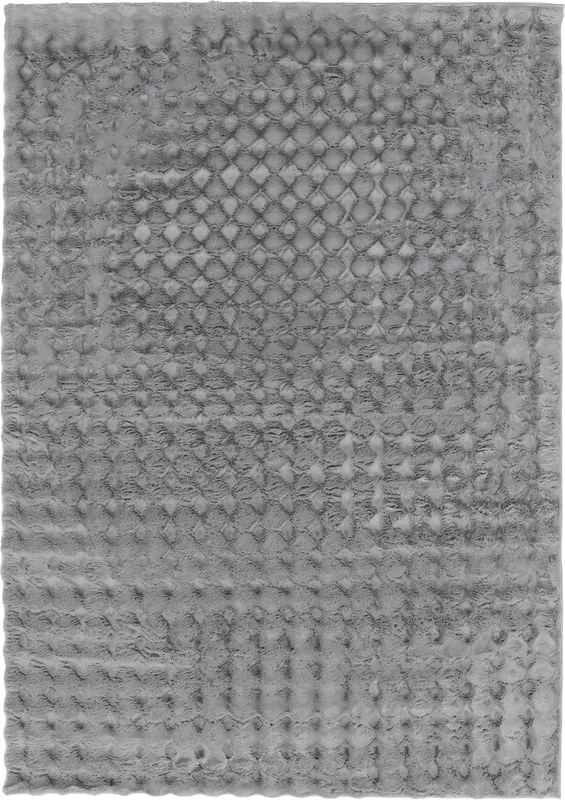 Tappeto Lop grigio, L 160 x L 120 cm
