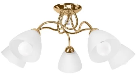 Lampadario a plafone MIRANDA 1xE27/60W/230V oro