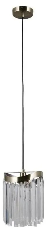 ITALUX PND-44544-1 - Lampadario a sospensione con filo SABRIGA 1xE14/40W/230V cromo opaco