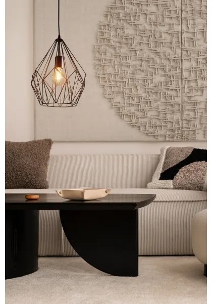 Eglo 49257 - Lampadario CARLTON 1xE27/60W/230V