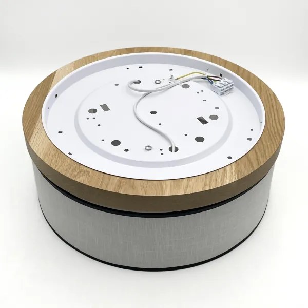 Brilagi - LED Plafoniera BELLADONNA 2xE27/15W/230V diametro 40 cm bianco/quercia