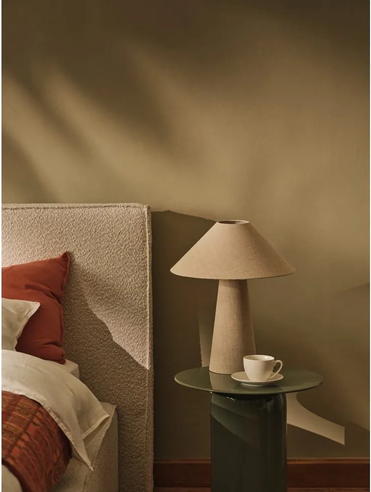 Testiera color crema in imbottito 249x100 cm Olivia – Micadoni