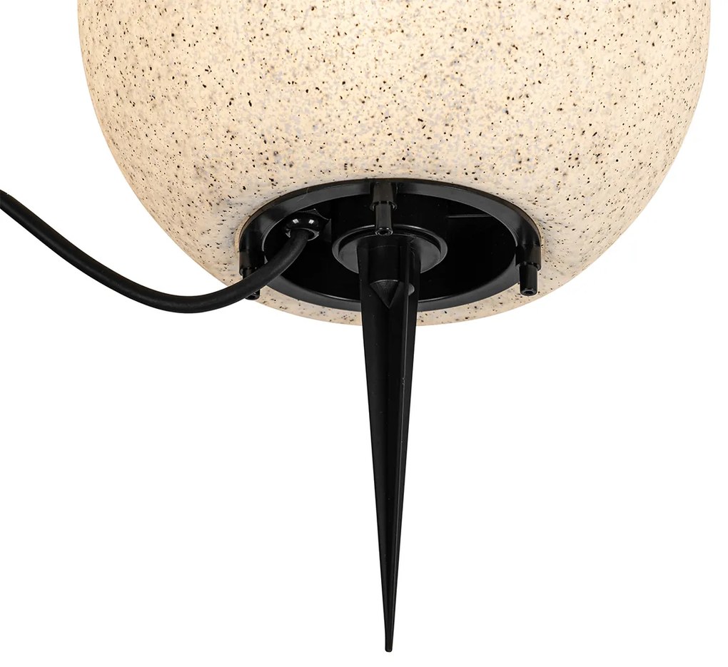 Lampada da esterno smart grigia 25 cm IP65 incl. WiFi A60 - Nura