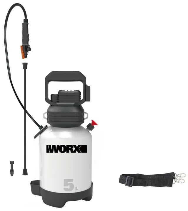 Atomizzatore a batteria WORX WG829E.9 5 L, batteria non inclusa