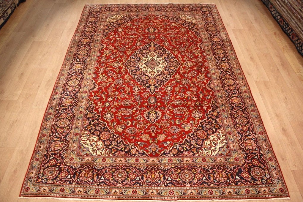Kashan Tappeto persiano 230x350 (Iran) Annodato A Mano