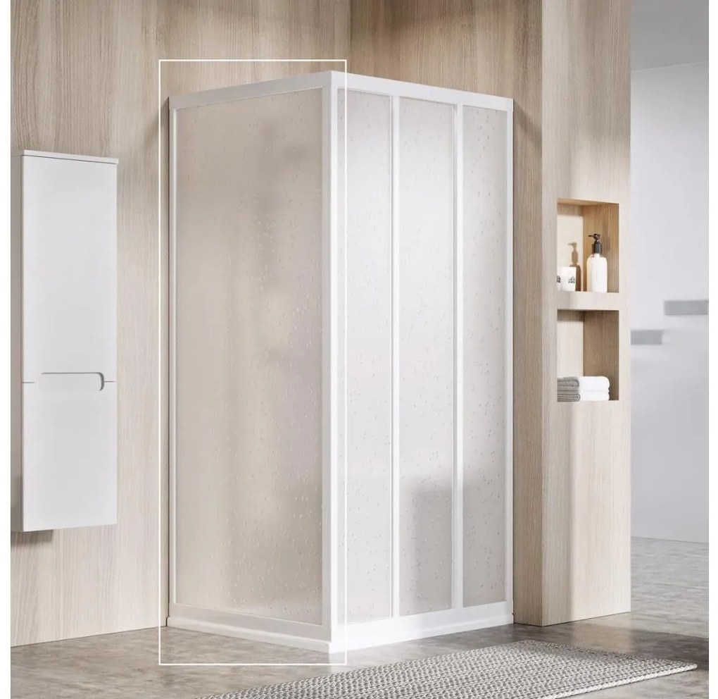 Ravak 940701R211 - Parete doccia fissa SUPERNOVA 90x198 cm bianca