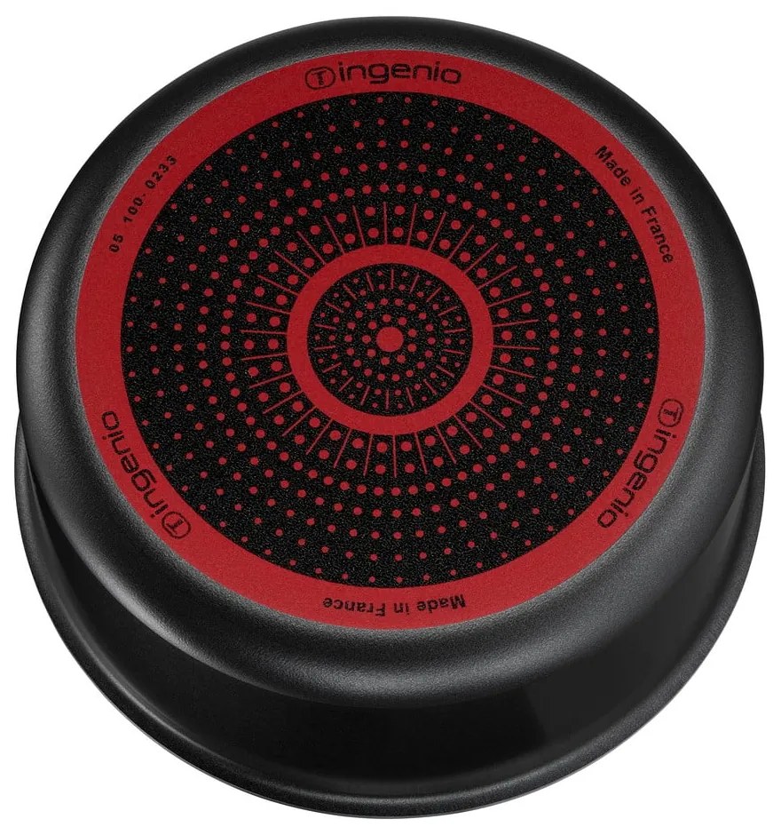 Set di pentole in alluminio 10 pezzi Ingenio Easy Cook & Clean Black - Tefal