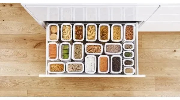 Tefal - Contenitore per alimenti 0,45 l OPTIMA bianco/limpido