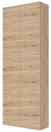 Colonna doppia sospesa 60X22 cm a 2 ante reversibile Quercia Naturale