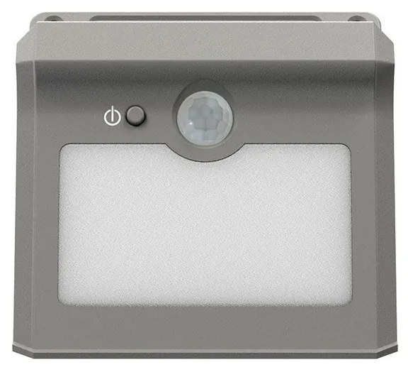 Applique Solare Rettangolare da parete IP65 con Sensore di Movimento Colore Bianco Naturale 4.000K