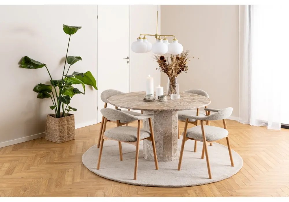 Sedia da pranzo beige/di colore naturale Addi – Actona