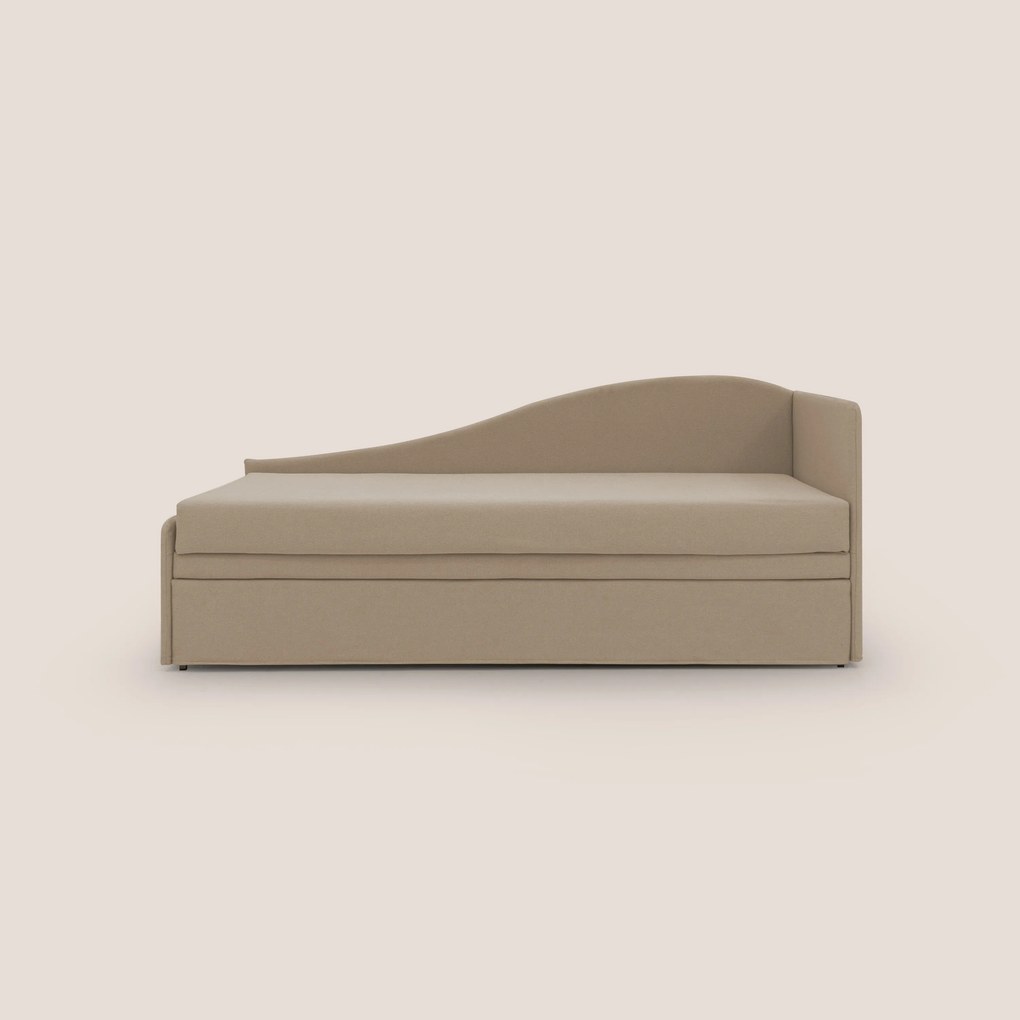 Nolo Divano duplex con doppio letto in tessuto simil cotone impermeabile T13 beige