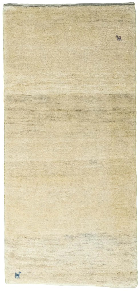 Gabbeh Tappeto 150x70 Beige (Iran) Annodato A Mano