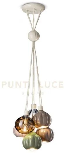 Sospensione 6 luci grappolo accento vsa afoxe' c2658(mix)