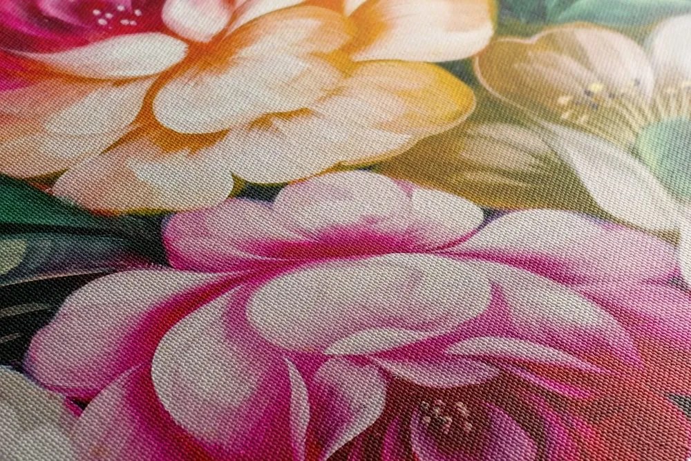 Quadro su tela – Mondo impressionista dei fiori