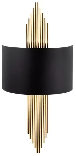 Applique 1xE27/40W/230V oro/nero