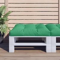 Cuscino per Pallet Verde 80x80x12 cm in Tessuto 360496