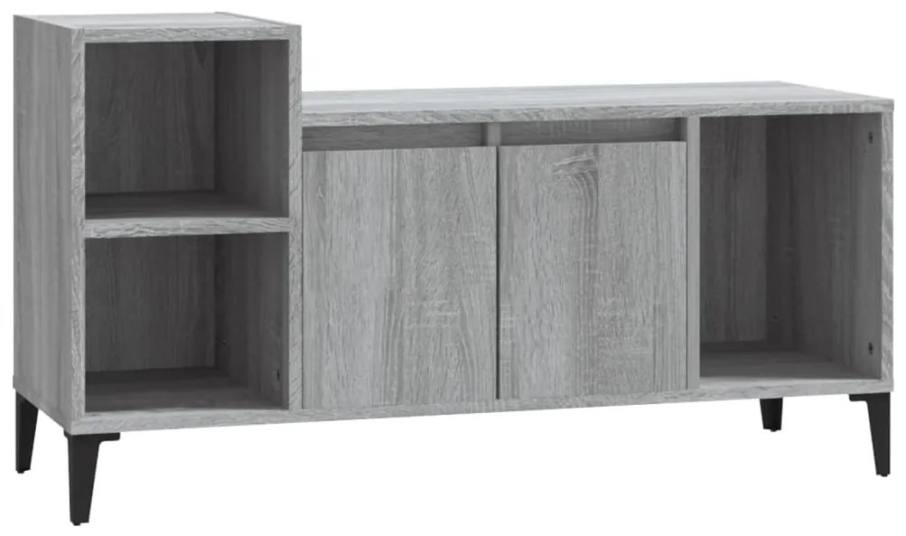 Mobile tv grigio sonoma 100x35x55 cm in legno multistrato