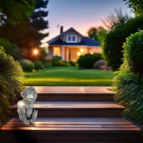 Globo 33887 - LED Solare decorazione LED/0,02W/3V IP44 scimmia