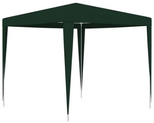 Gazebo Professionale 2,5x2,5 m Verde 90 g/m²