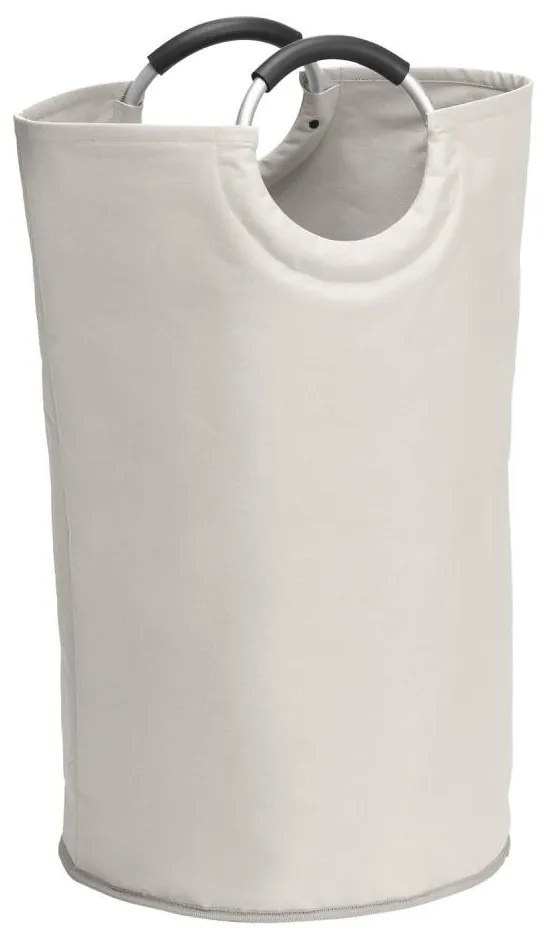 WENKO 3440001100 - Cesto portabiancheria STONE 38x72 cm beige/argento/nero