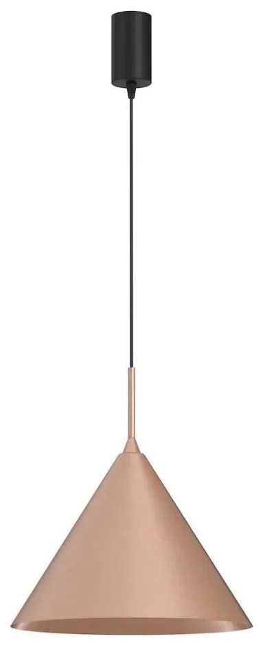 Lampadario a sospensione con cavo CAPITAL 1xGX53/15W/230V, Ø 32 cm, finitura oro rosa