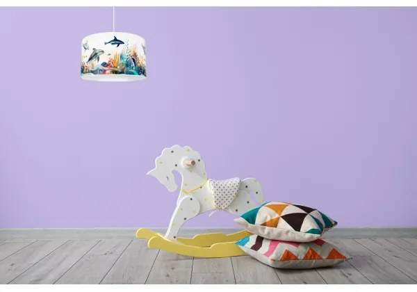 Lampadario per bambini OCEAN 1xE27/60W/230V