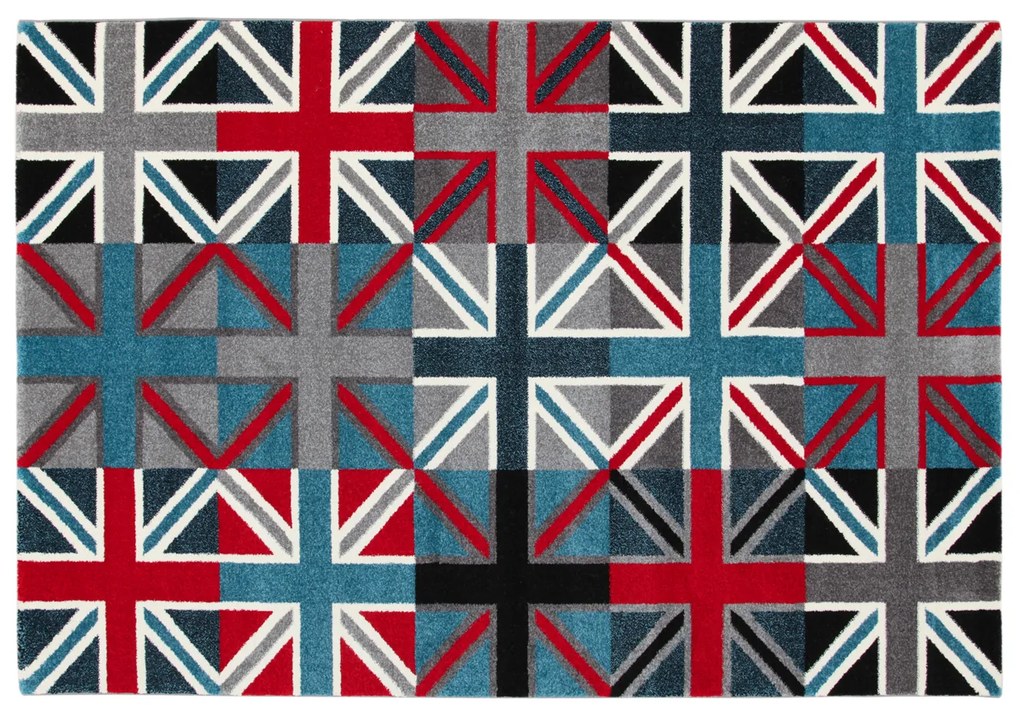 Tappeto 190x133 cm UK Flags He