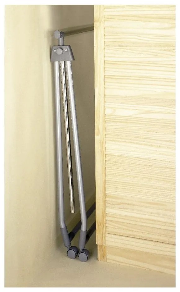 Appendiabiti telescopico/mobile in metallo grigio Foldable - Wenko