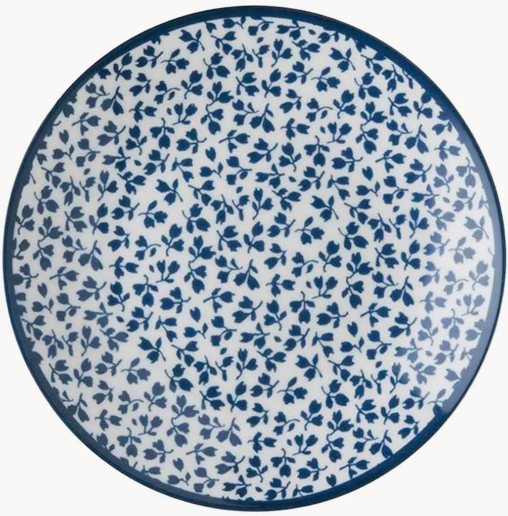 Set di 6 piattini per tazze Floris