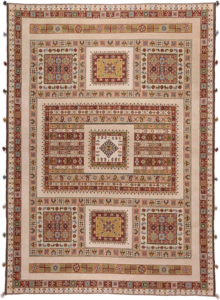 Kilim Tappeto orientale 250x180 (Indian) Tessuto A Mano