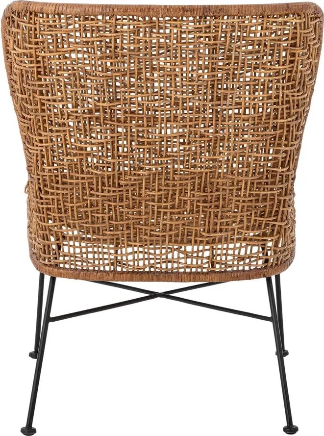 Poltrona con intreccio in colore naturale Somme - Bloomingville