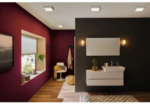 Paulmann 70645 - LED/12,5W Plafoniera LUNAR 230V 22,5x22,5 cm bianco