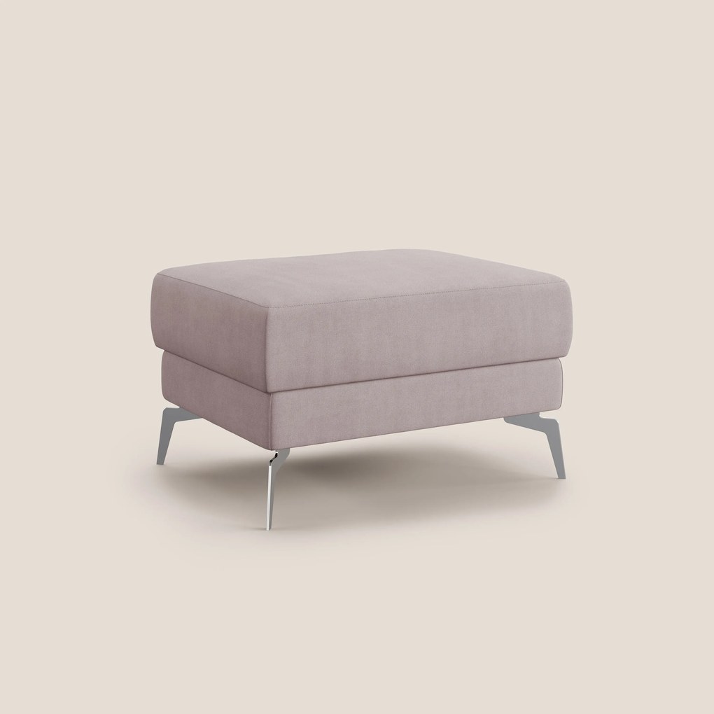 Star Pouf con piedini alti in tessuto impermeabile T02 rosa