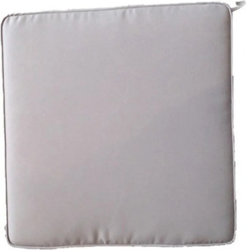 Cuscino Real Seduta 39x39x4 cm in Poliestere Grigio...