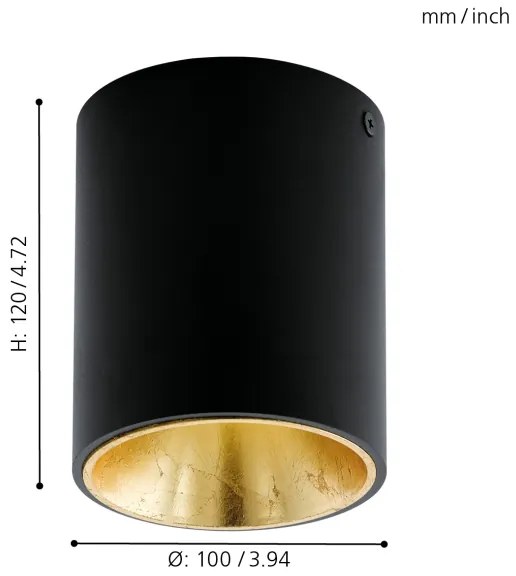 Eglo 94502 - Plafoniera LED POLASSO 1xLED/3,3W/230V